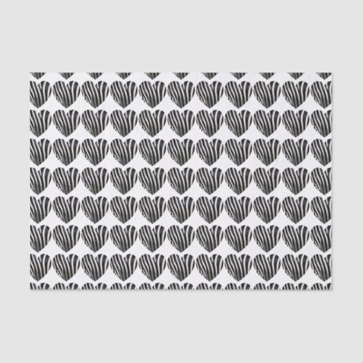 Papier Mousseline Cool Zebra Imprimer Papier Tissu (Recto)