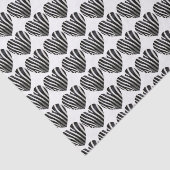 Papier Mousseline Cool Zebra Imprimer Papier Tissu (Détail)