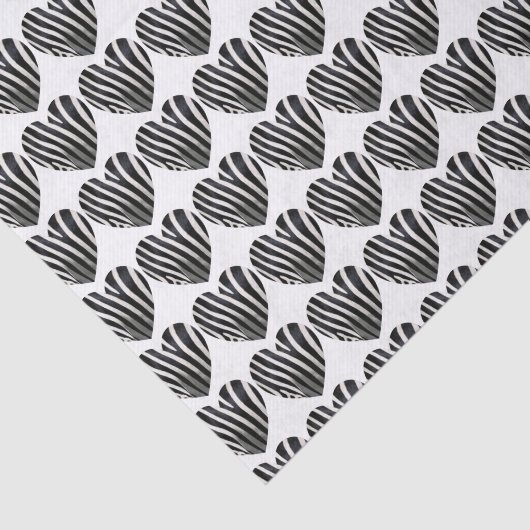 Papier Mousseline Cool Zebra Imprimer Papier Tissu (Détail)