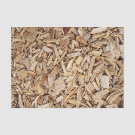 Papier Mousseline Copeaux de bois (Recto)