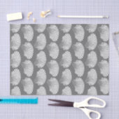 Papier Mousseline Copie de bloc de Shell de feston, gris/gris et (Artisanat)