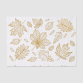 Papier Mousseline Copie de feuille d'automne d'automne (Recto)