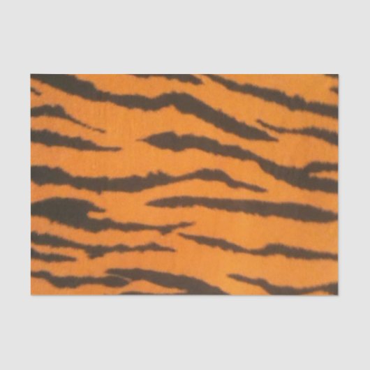 Papier Mousseline Copie de tigre (Recto)