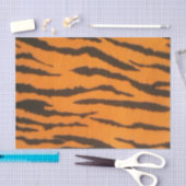 Papier Mousseline Copie de tigre (Artisanat)