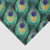 Papier Mousseline Copie faite sur commande de plume de paon (Détail)