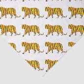 Papier Mousseline Copie noire et orange de tigre (Détail)