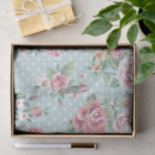 Papier Mousseline Copie vintage florale (Cadeau)