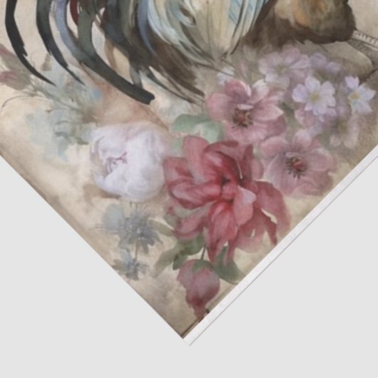 Papier Mousseline Coq (Détail)