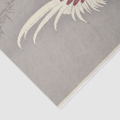 Papier Mousseline Coq et poulet par Ohara Koson (Détail)