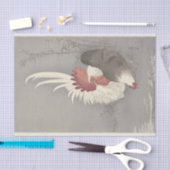 Papier Mousseline Coq et poulet par Ohara Koson (Artisanat)