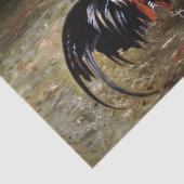 Papier Mousseline Coq/Gaulois/Rooster (Détail)