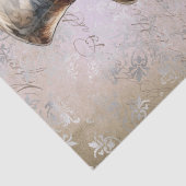 Papier Mousseline Coq Steampunk (Détail)