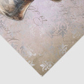 Papier Mousseline Coq Steampunk (Détail)