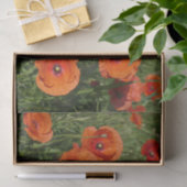 Papier Mousseline Coquelicots communs (Cadeau)