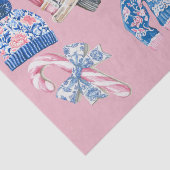 Papier Mousseline Coquette Chinoiserie illustrations de Noël (Détail)