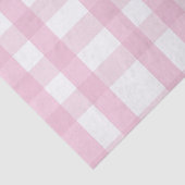 Papier Mousseline Coquette Pink Plaid (Détail)