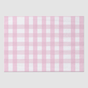 Papier Mousseline Coquette Pink Plaid