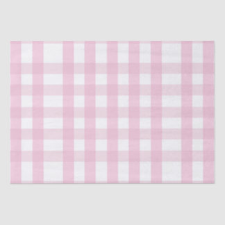 Papier Mousseline Coquette Pink Plaid