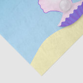 Papier Mousseline Coquillage délicat (Détail)