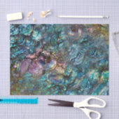 Papier Mousseline Coquille de mer plage d'Abalone iridescent arc-en- (Artisanat)