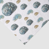 Papier Mousseline Coquilles en papier de tissu décoratif (Détail)