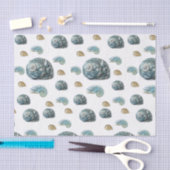 Papier Mousseline Coquilles en papier de tissu décoratif (Artisanat)