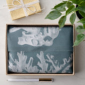 Papier Mousseline Corail azur I (Cadeau)