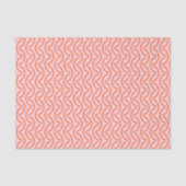 Papier Mousseline Corail Chaîne Moderne Déformée (Recto)
