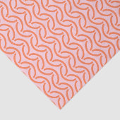 Papier Mousseline Corail Chaîne Moderne Déformée (Détail)