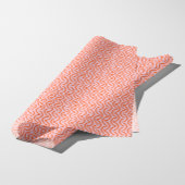 Papier Mousseline Corail Chaîne Moderne Déformée