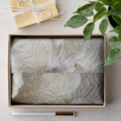 Papier Mousseline Corail de mer Belle Crémeuse Blanc Photographie (Cadeau)