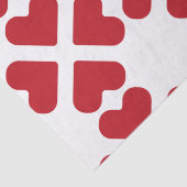 Papier Mousseline corazones de amor (Détail)