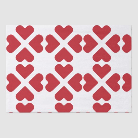 Papier Mousseline corazones de amor (Recto)
