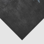 Papier Mousseline Corbeau noir (Détail)