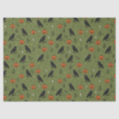 Papier Mousseline Corbeaux (Recto)