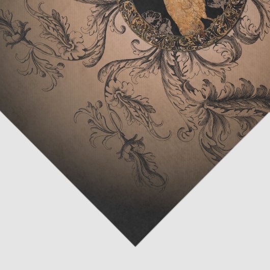 Papier Mousseline Corneille impressionnante (Détail)