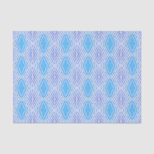 Papier Mousseline Cornflower Couleurs complémentaires Shabby Design (Recto)