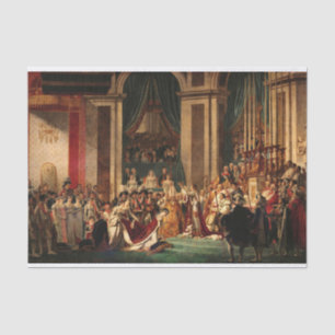 Papier Mousseline Coronation de Napoléon et Couronnement de Joséphin