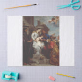 Papier Mousseline Coronation de Saint Rosalia par Anthony van Dyck (Artisanat)
