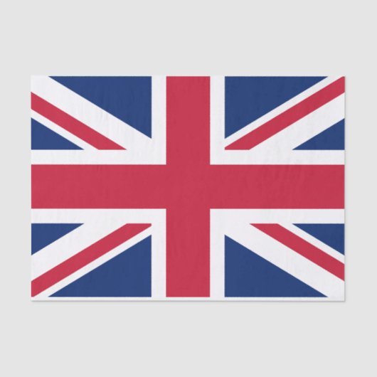 Papier Mousseline Coronation du roi Charles III, drapeau britannique (Recto)