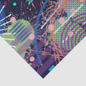 Papier Mousseline Cosmic Snow Storm: Abstract Maximalism Art (Détail)