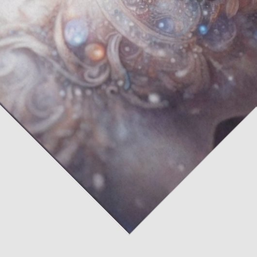 Papier Mousseline Cosmic Unicorn Dreamscape Decoupage  (Détail)