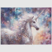 Papier Mousseline Cosmic Unicorn Dreamscape Decoupage  (Recto)