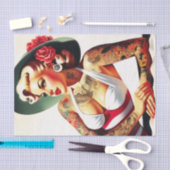 Papier Mousseline Costume de bain tatoué rétro Pin-up (Artisanat)