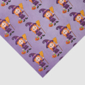 Papier Mousseline Costume de sorcière d'Halloween pour enfants (Détail)