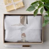 Papier Mousseline Costumes Parisiens - Manteau du soir, Découpage (Cadeau)