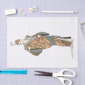 Papier Mousseline Costumes Parisiens - Manteau du soir, Découpage (Artisanat)