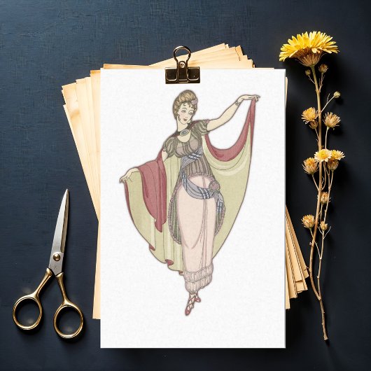 Papier Mousseline Costumes Parisiens - Robe de danse, déco