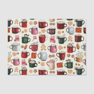 Papier Mousseline Cosy cacao chaud Cabine et soins d'hiver