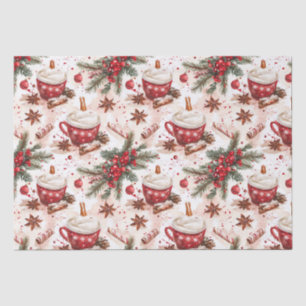 Papier Mousseline Cosy Christmas Hot Cocoy